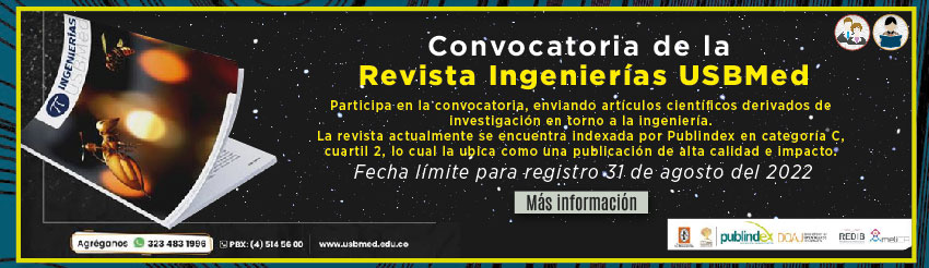 Convocatoria de la Revista Ingenierías USBMed